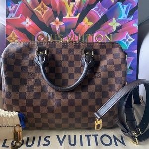 Louis Vuitton Speedy Bandouliere 30 Damiere Ebene